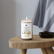 Can glass soy scented candle - Aristotle - Table