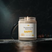 Flass jar scented soy candle - Dalai Lama - Dark room