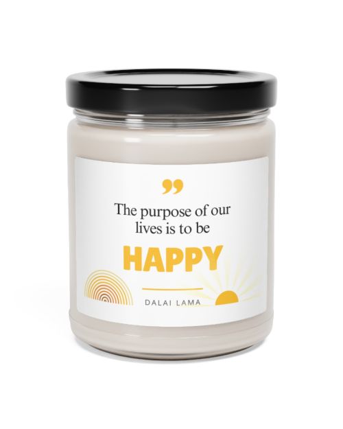 Glass jar candle – Dalai Lama