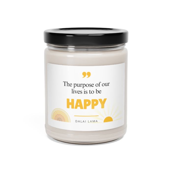 Glass jar candle – Dalai Lama