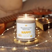 Flass jar scented soy candle - Dalai Lama - Lights