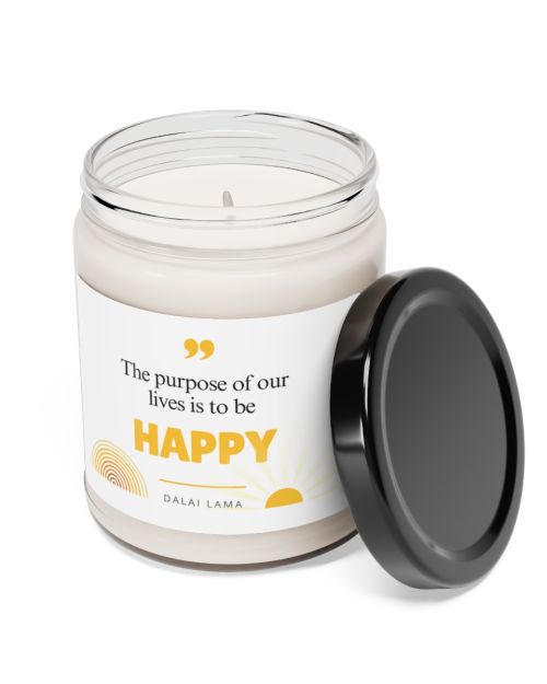 Glass jar candle – Dalai Lama