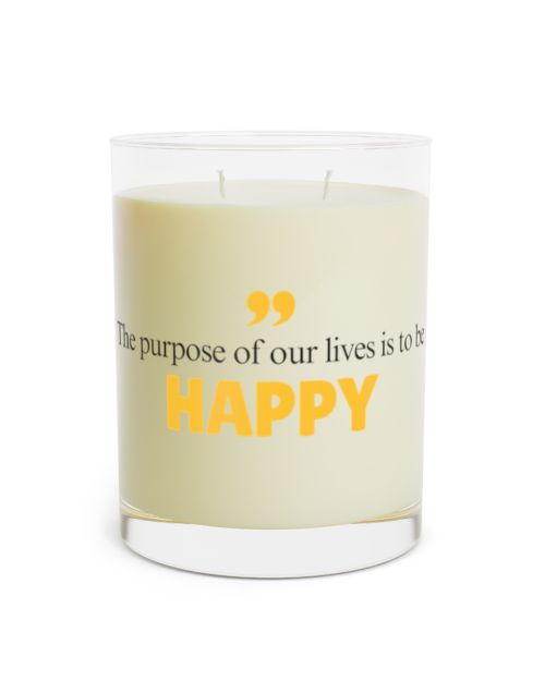 Full glass candle – Dalai Lama