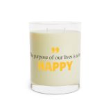 Full glass jar soy scented candle - Dalai Lama - Front