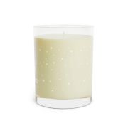 Full glass personalized soy candle - My favorite - right