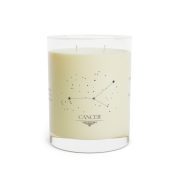 Full glass scented soy candle - Customizable Cancer - front