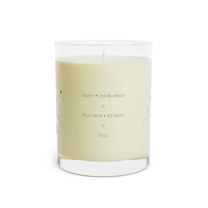 Full Glass Scented Soy Candle – Customizable Cancer