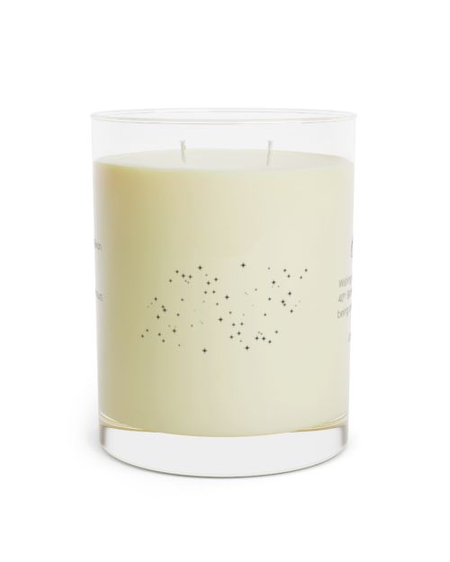 Full Glass Scented Soy Candle – Customizable Libra