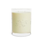 Full glass scented soy candle - Customizable Pisces - back