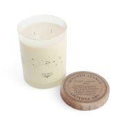 Full glass scented soy candle - Customizable Taurus - open