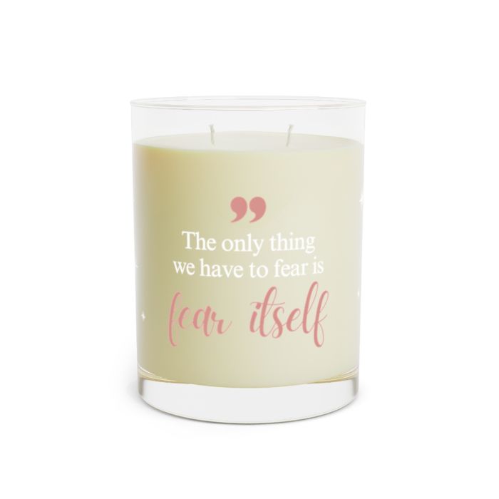 Full glass candle – Franklin D. Roosevelt