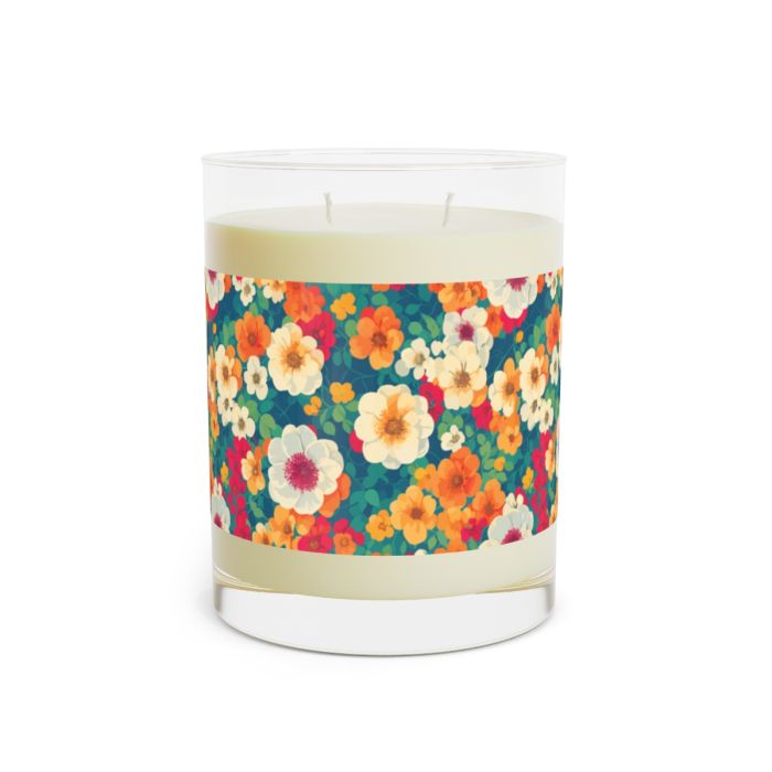 Full Glass Soy Candle – Garden Flowers