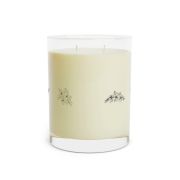 Full glass scented soy candle - Personalized Birthday - back