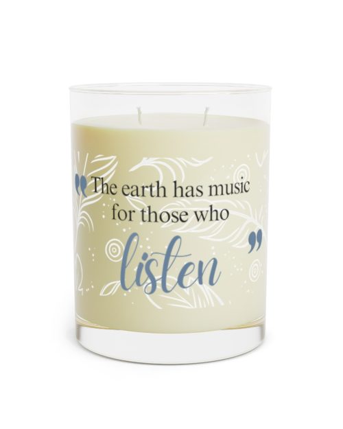 Full glass candle – William Shakespeare