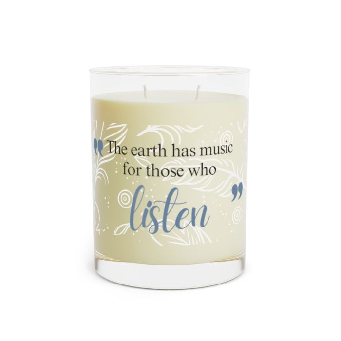 Full glass candle – William Shakespeare