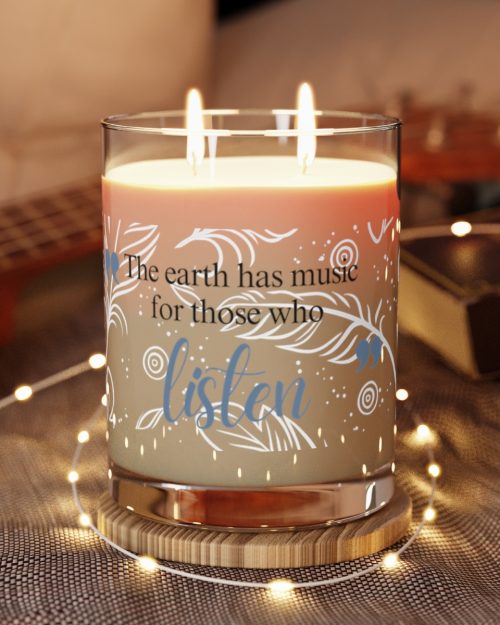 Full glass candle – William Shakespeare