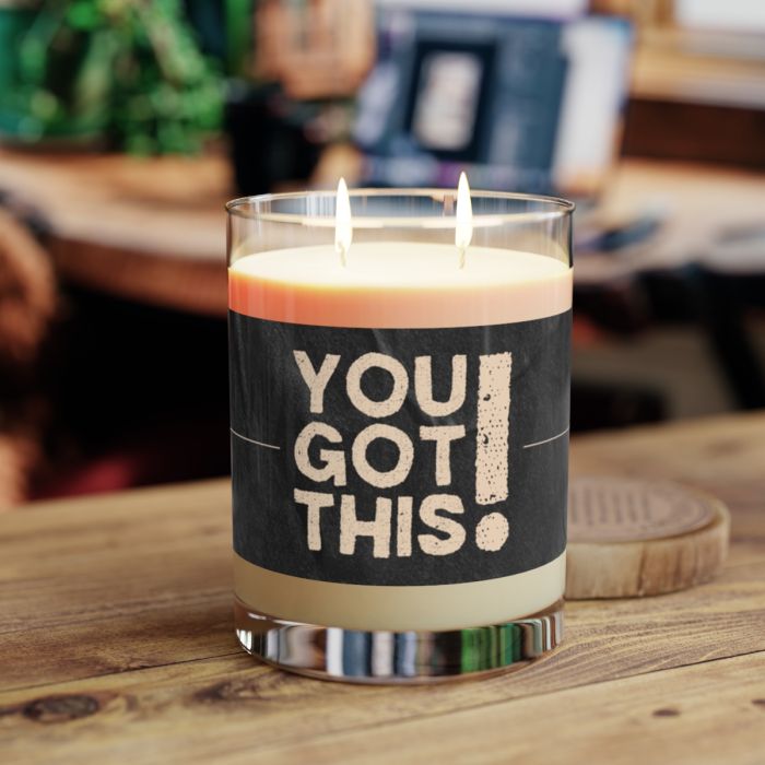 Full glass candle – You got this !