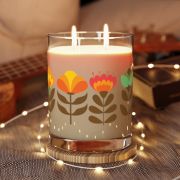 Full glass scented soy candles - Flowers from the 80s - context
