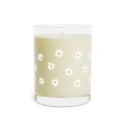 Full glass scented soy candles - White daisies - right