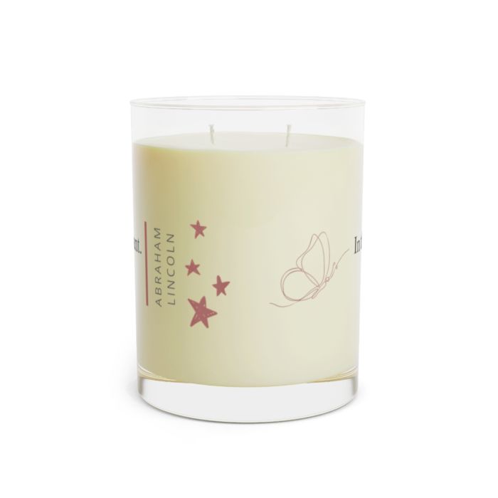 Full glass candle – Abraham Lincoln