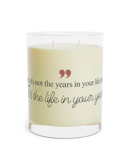 Full glass candle – Abraham Lincoln