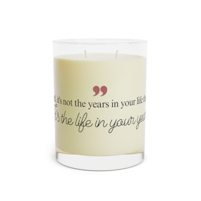Full glass candle – Abraham Lincoln