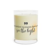 Full glass soy scented candle - Aristotle - Front