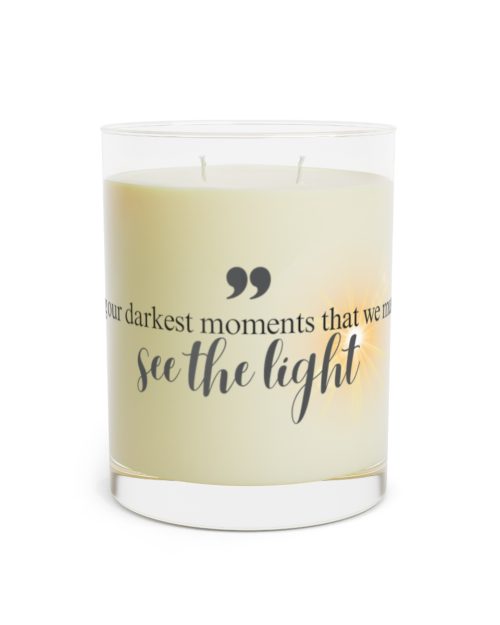 Full glass candle – Aristotle