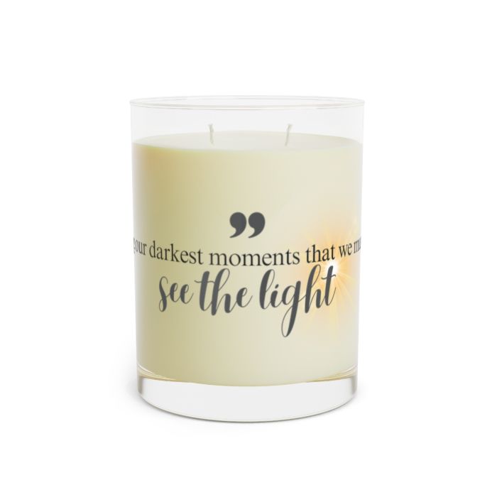 Full glass candle – Aristotle