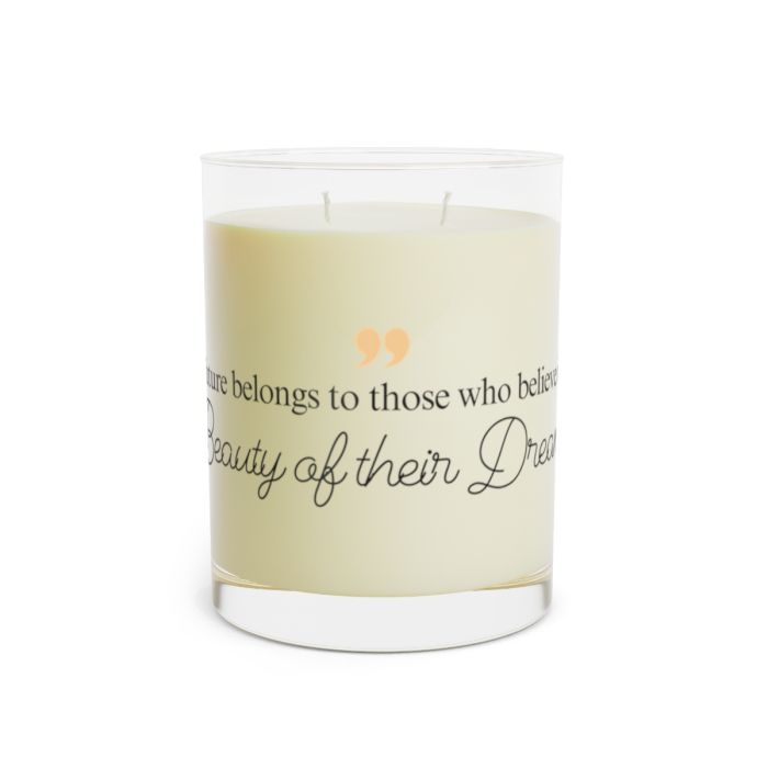 Full glass candle – Eleanor Roosevelt