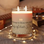 Full glass soy scented candle - Eleanor Roosevelt - Lights