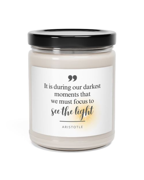 Glass jar candle – Aristotle