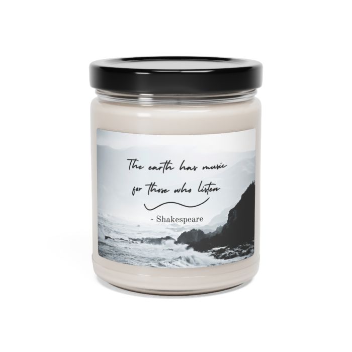 Glass jar candle – William Shakespeare
