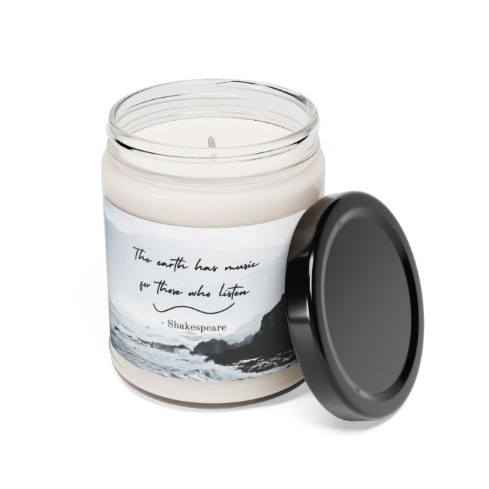 Glass jar candle – William Shakespeare