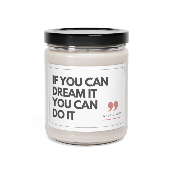 Glass jar candle – Walt Disney – You can do it