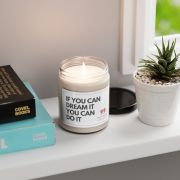 Glass jar scented soy candle - Walt Disney - Office