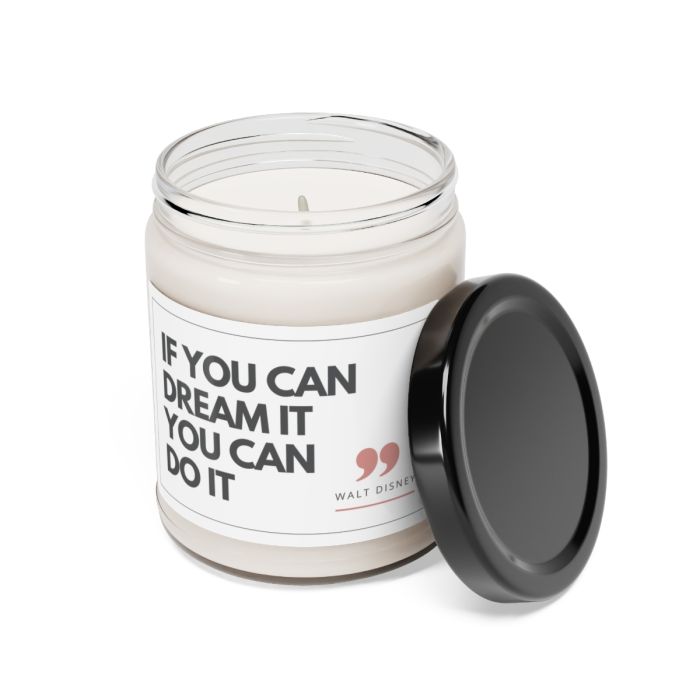 Glass jar candle – Walt Disney – You can do it