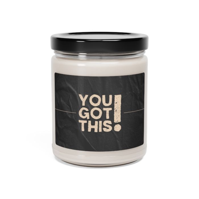 Glass jar candle – You got this!