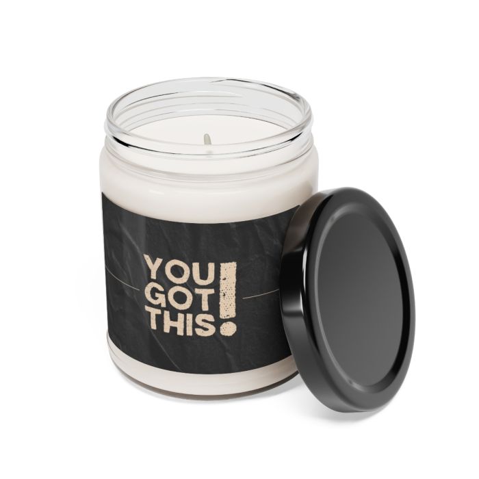 Glass jar candle – You got this!