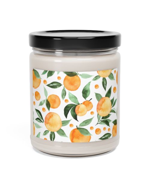 Glass jar candle – Orange bliss