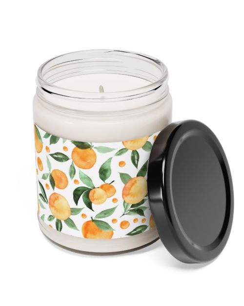 Glass jar candle – Orange bliss