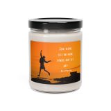 Jar glass scented soy candle - Bob marley - front