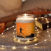 Jar glass scented soy candle - Bob marley - lights