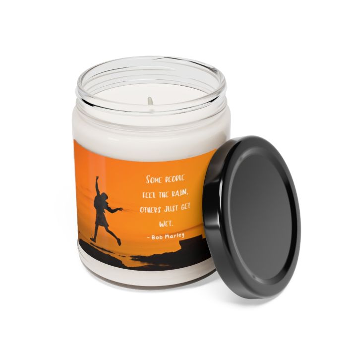 Glass jar candle – Bob Marley