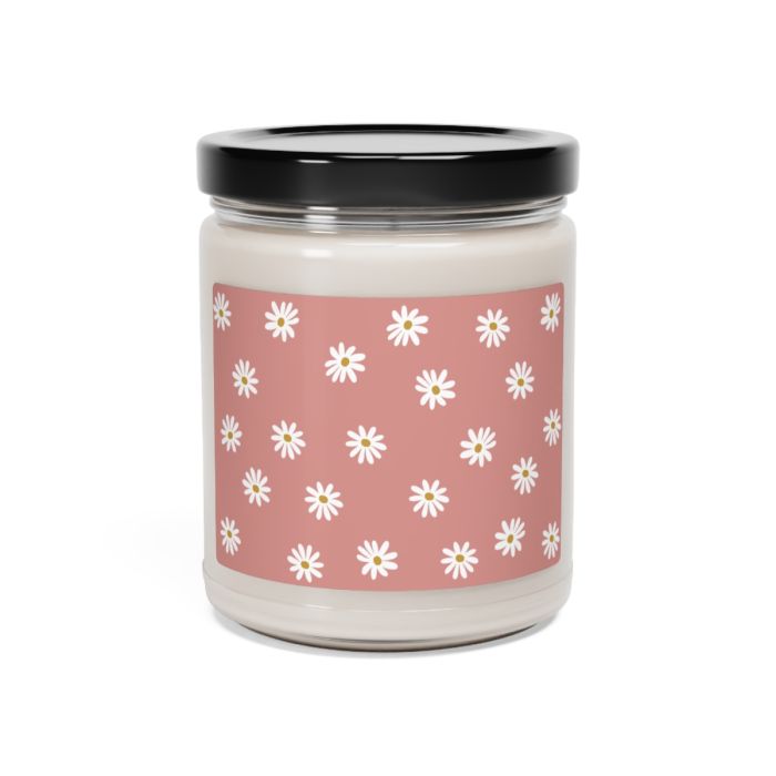 Glass jar candle – Daisies
