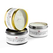 Tin soy scented candle - Abraham Lincoln - Trio