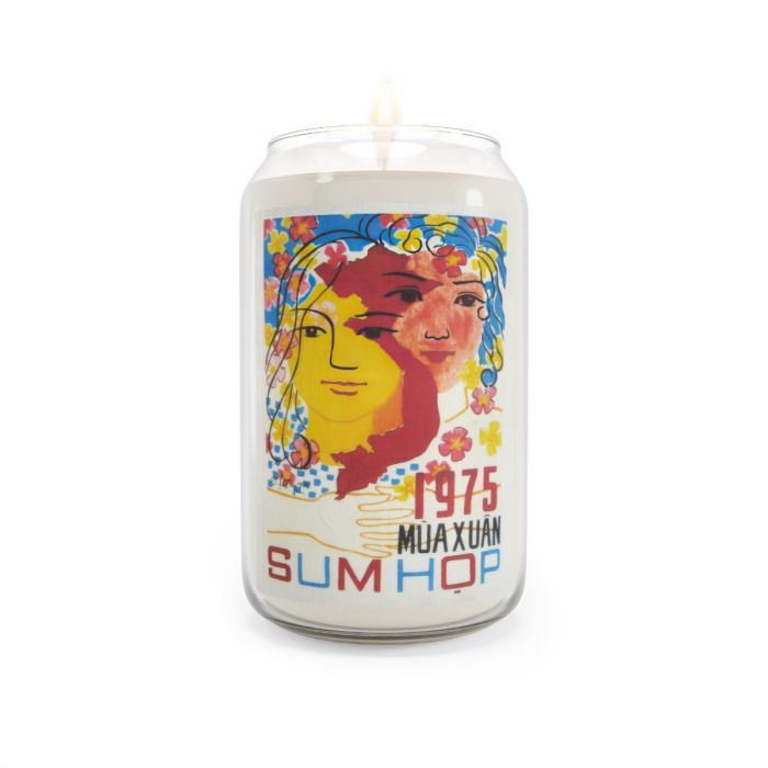 Vietnamese Propaganda Poster candle – 1975 Spring Reunification