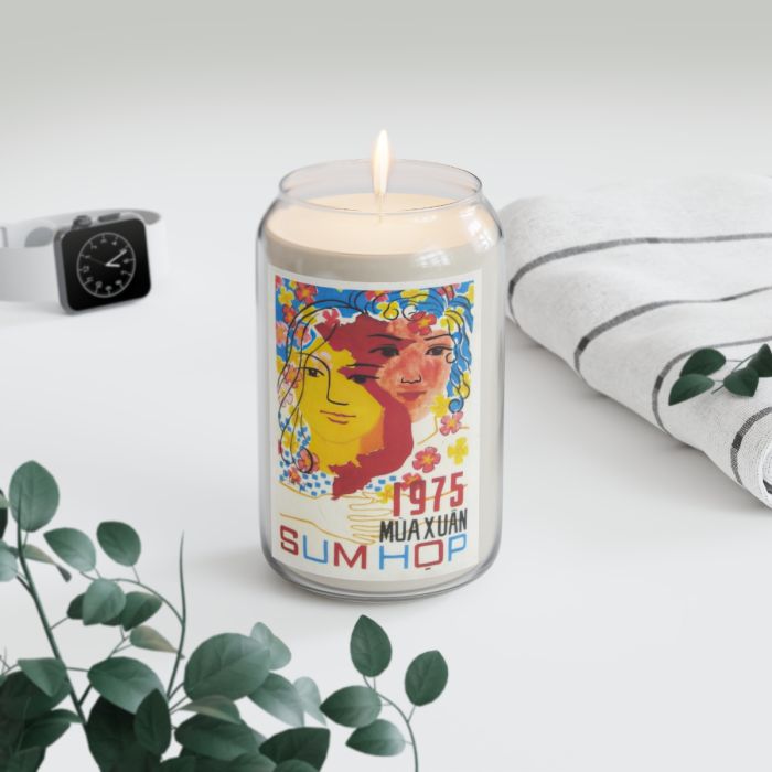Vietnamese Propaganda Poster candle – 1975 Spring Reunification