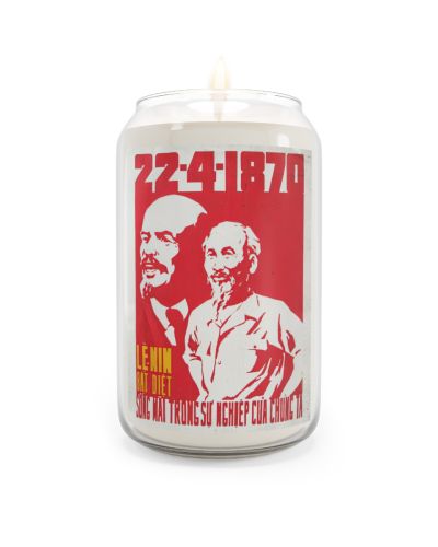 Vietnam Propaganda Poster candle – Lenin lives in our lives